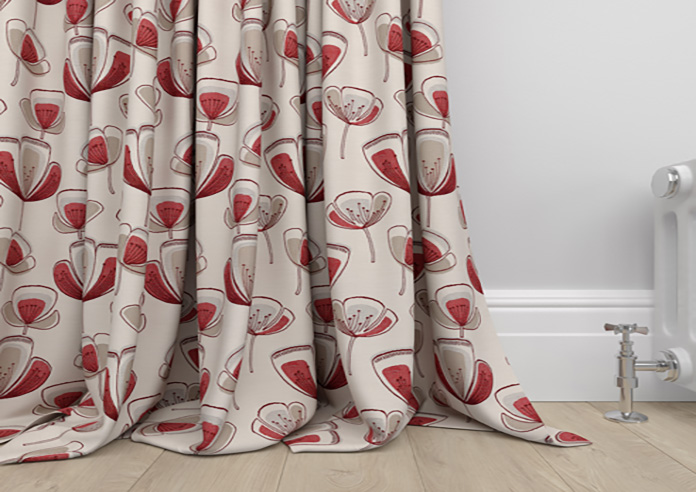 Helix, Red - Made to Measure Curtains - Image 6